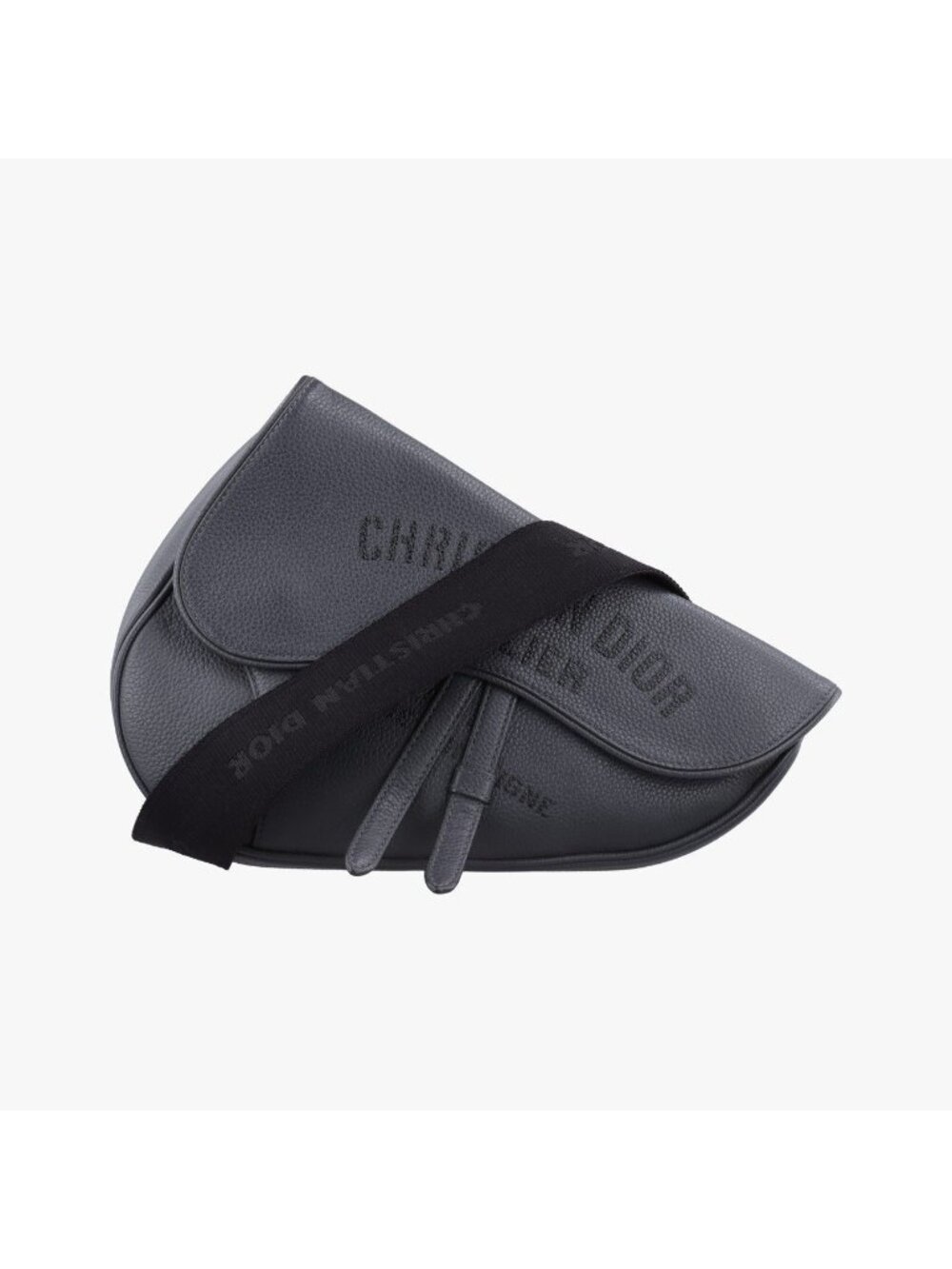 Dior Saddle Gray Leather Handbag